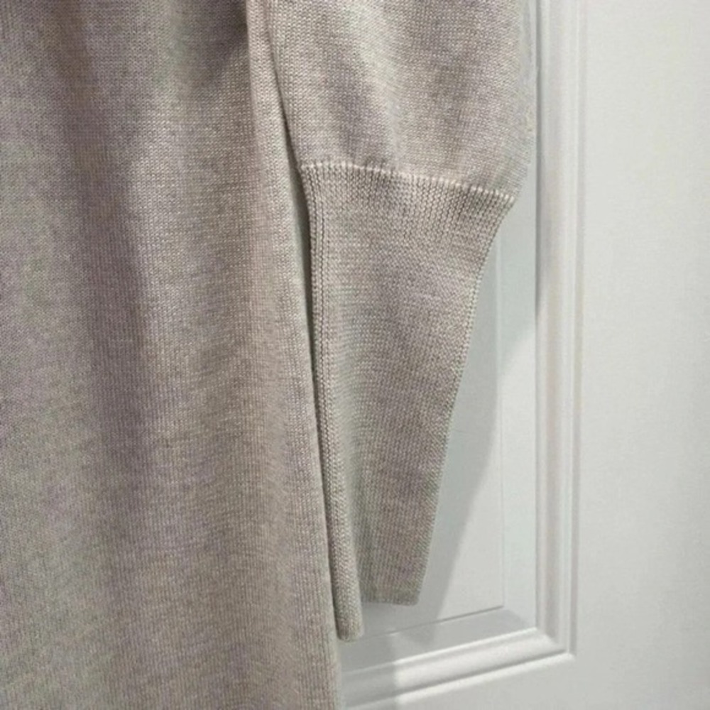 New Aritzia Wilfred Women's L Utopia Button Up Sweater Dress Heather Merino Wool - Picture 11 of 11